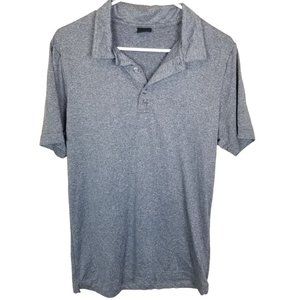 Short Par-4 Mens S Heather Gray Solid Short Sleeve